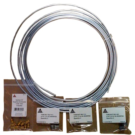 Ags Steel Brake Line Coil and Tube Nut Kit, 3/16 x 25, BLC-325K BLC-325K